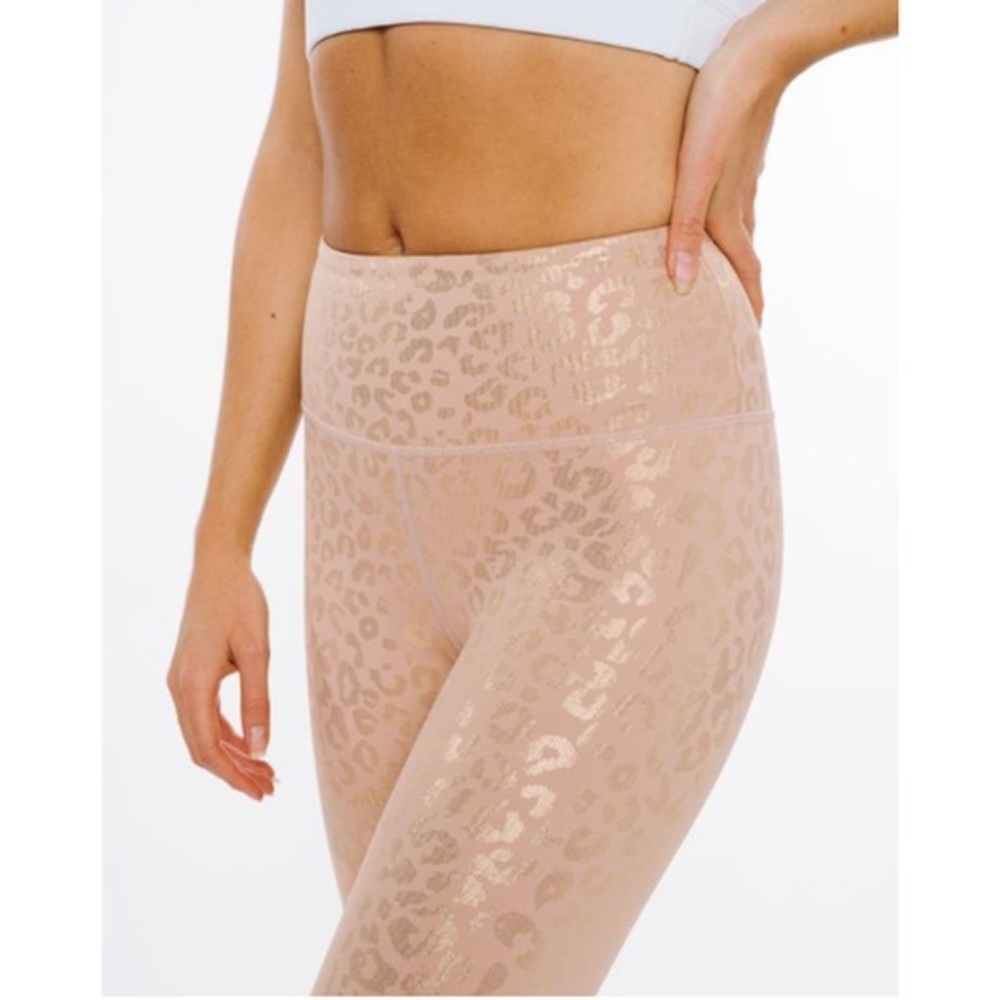 Zyia pink leopard leggings